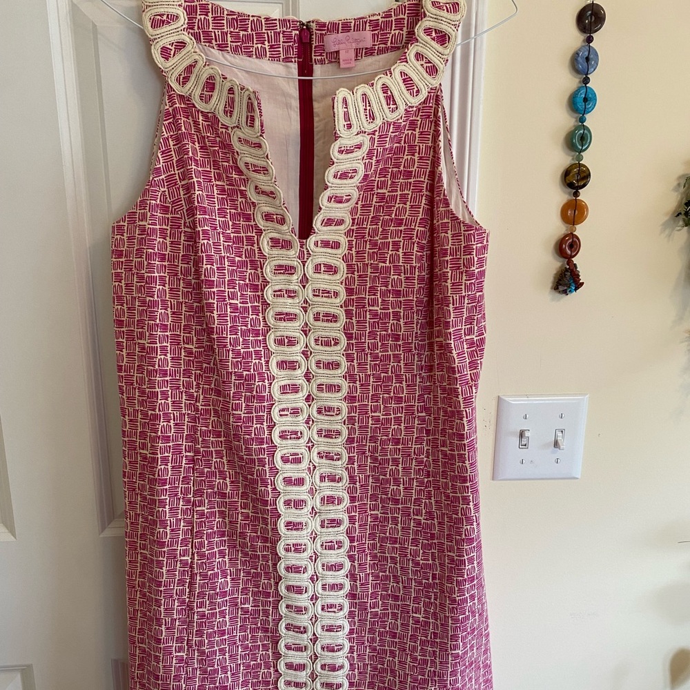 Lilly Pulitzer Pink and White dress